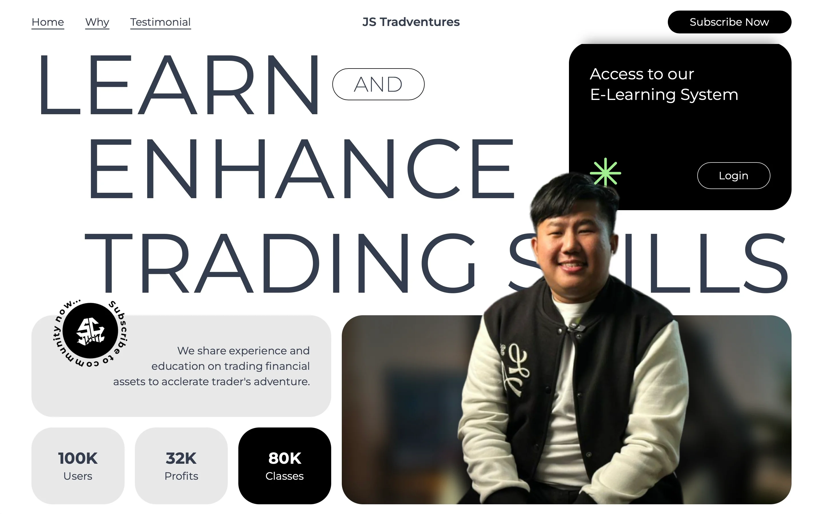 JS Tradventures — Education project by Intuito Studio