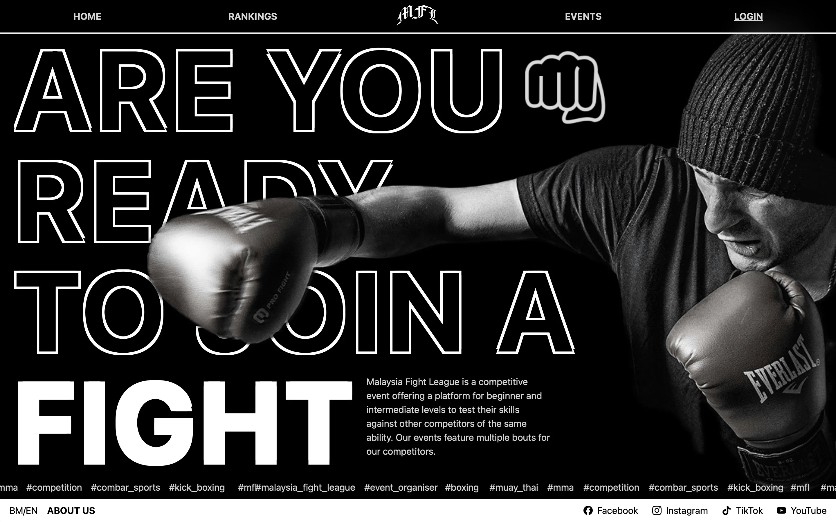 Malaysia Fight League — Sports project by Intuito Studio