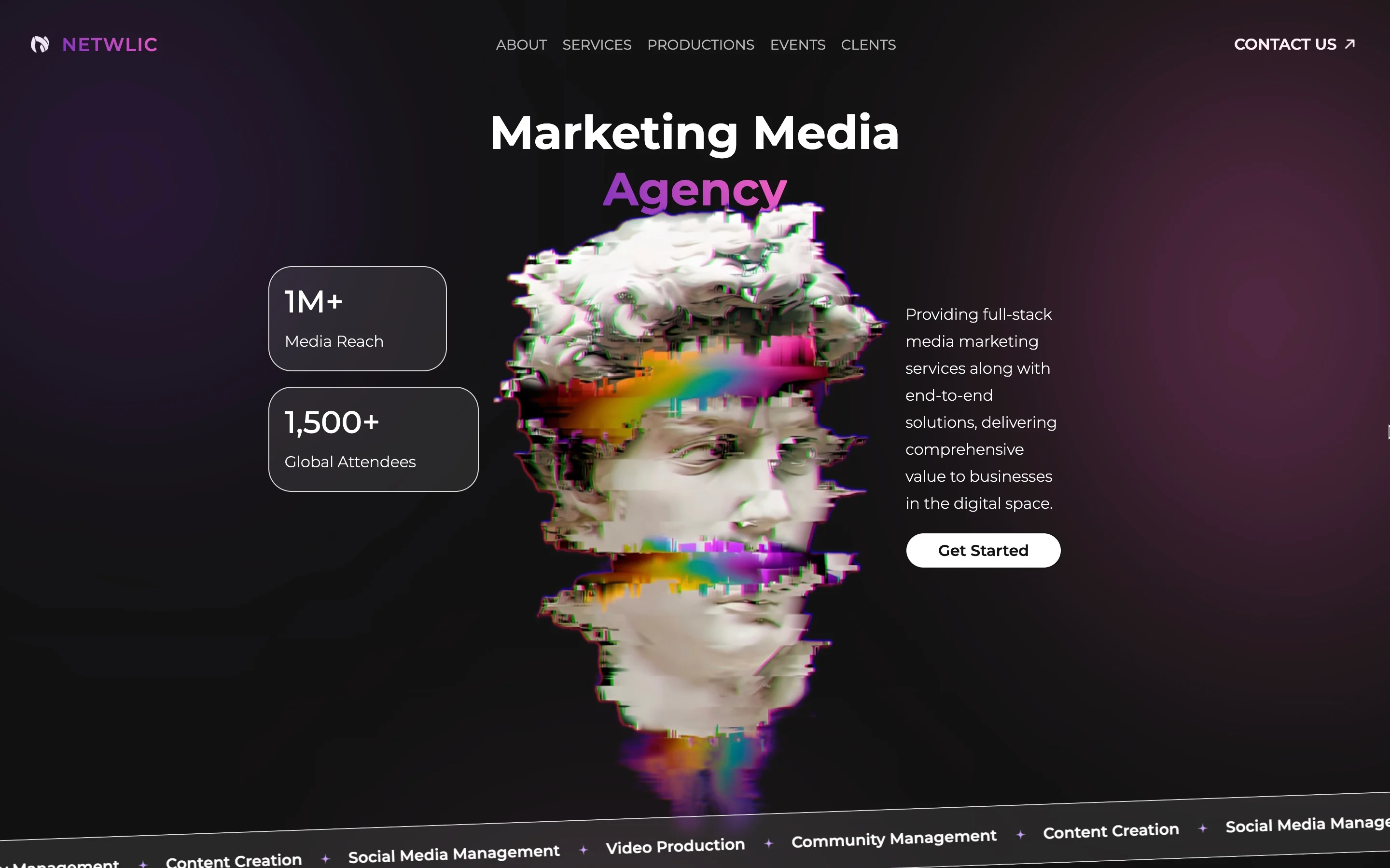 Netwlic — Marketing Agency project by Intuito Studio