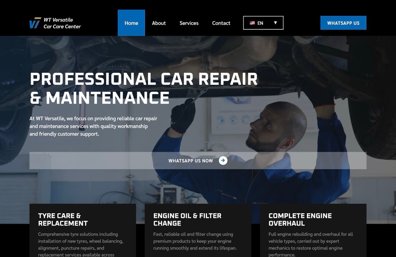 WT Versatile - Company Website